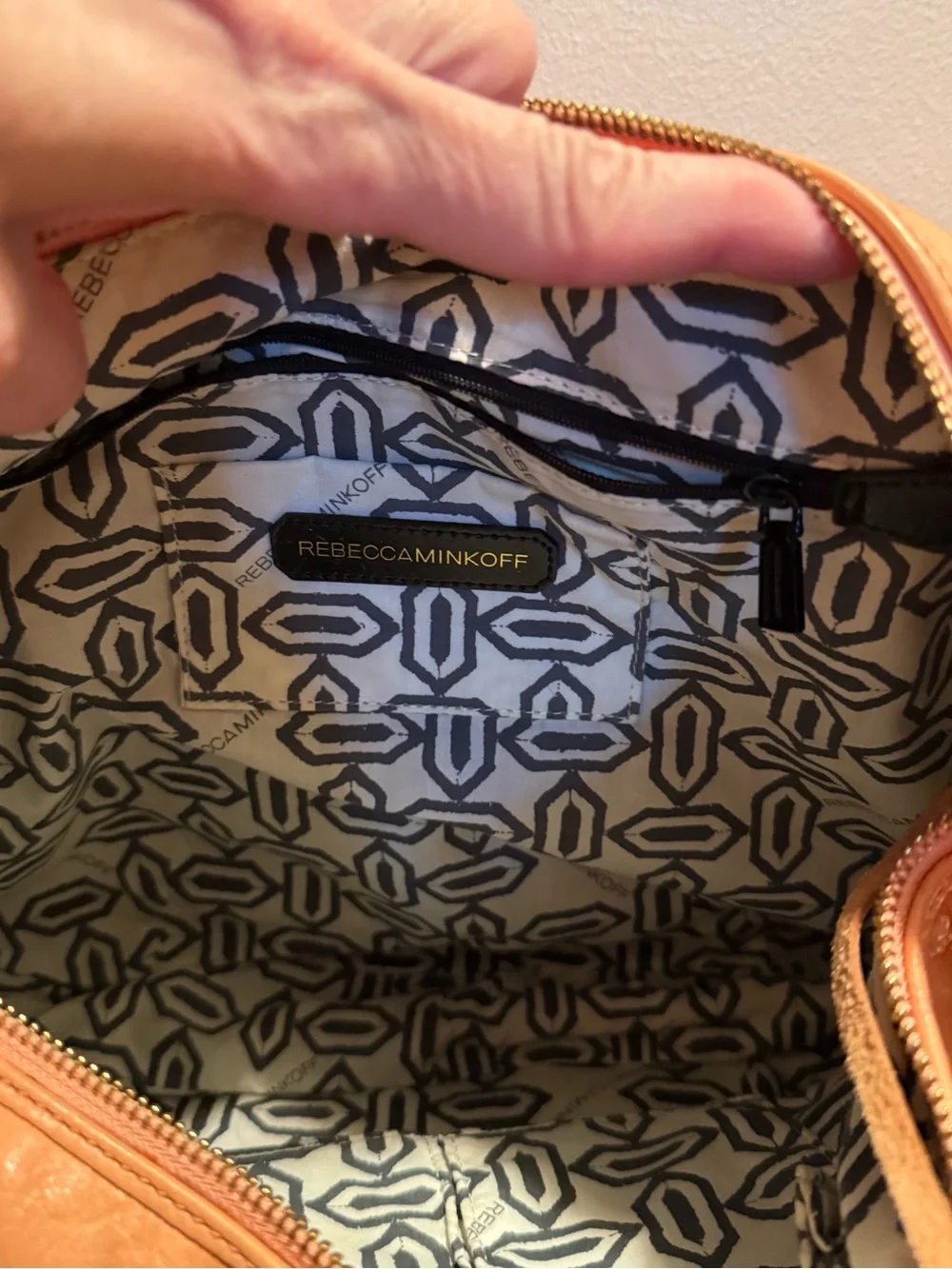 Rebecca Minkoff Bailey Hobo Shoulder Bag Purse in Biscut MSRP $425